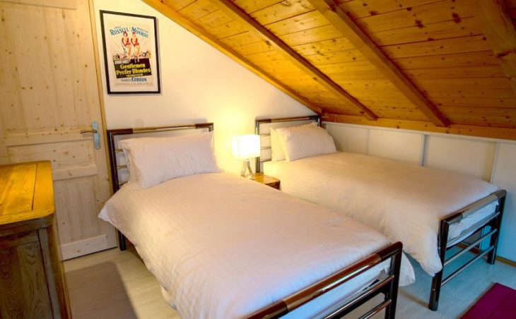 Apartment Morgane, Chamonix, Twin Bedroom